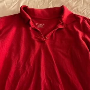 The Children's Place Boys Bold Red Polo Shirt